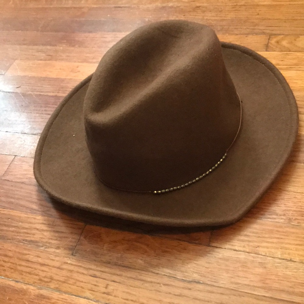 Brown fall hat